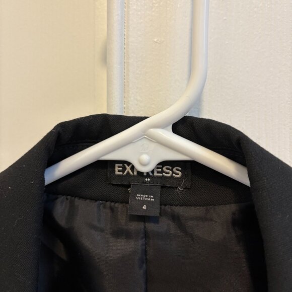 Women's Express Blazer - Black - Size 4 - Picture 2 of 5